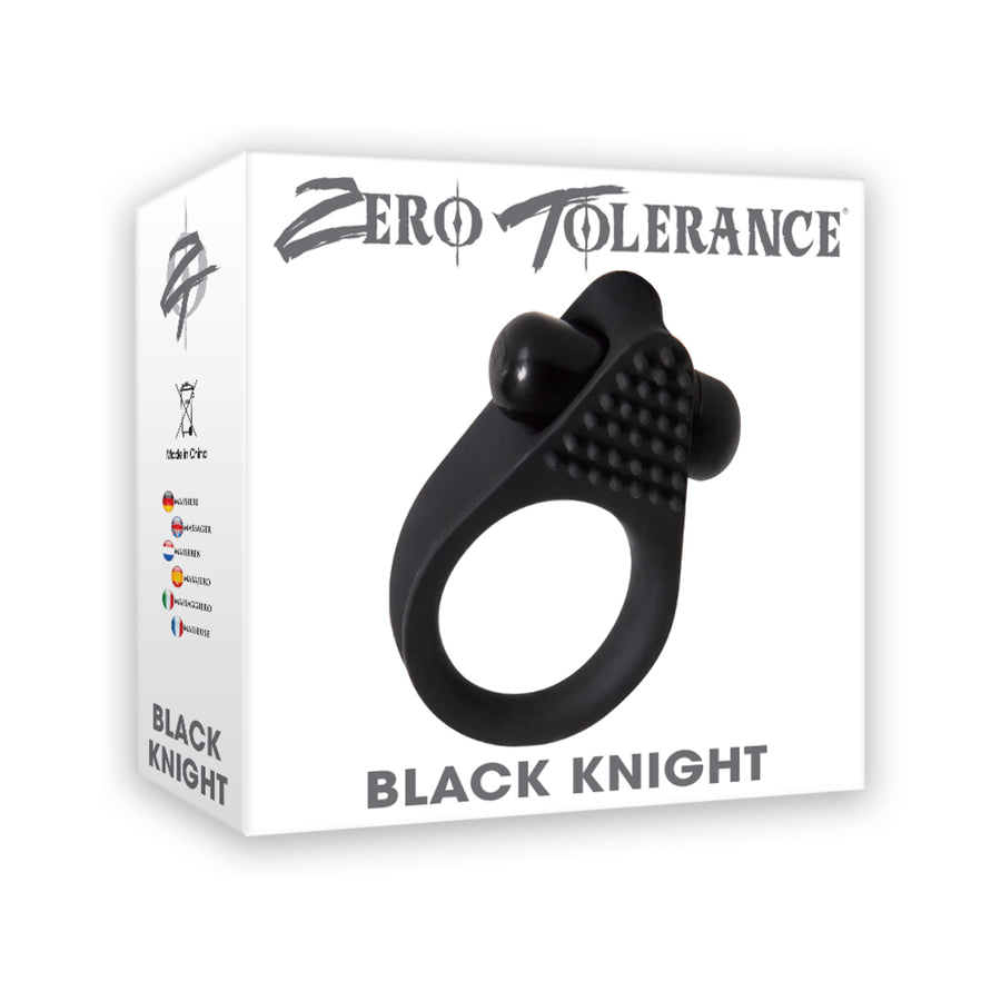 ZT The Black Knight Vibrating Cock Ring