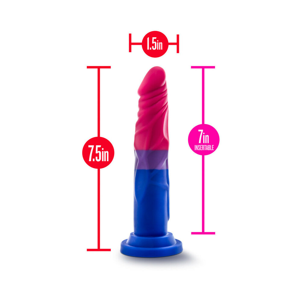 Blush Avant P8 Bisexual Pride Dildo - Love