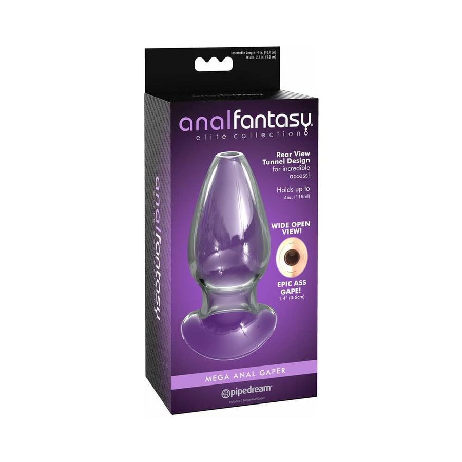 Anal Fantasy Elite Collection Mega Anal Glass Gaper - Clear