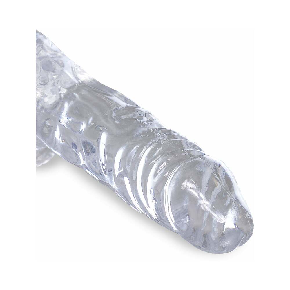 King Cock Clear 4In Cock With Balls