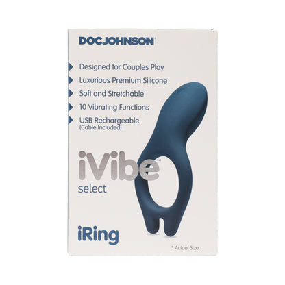Ivibe Select Iring Marine Blue Vibrating Cock Ring