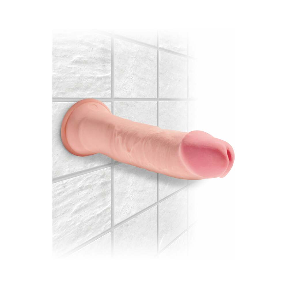 King Cock Triple Density 9 Inches Cock Beige Dildo