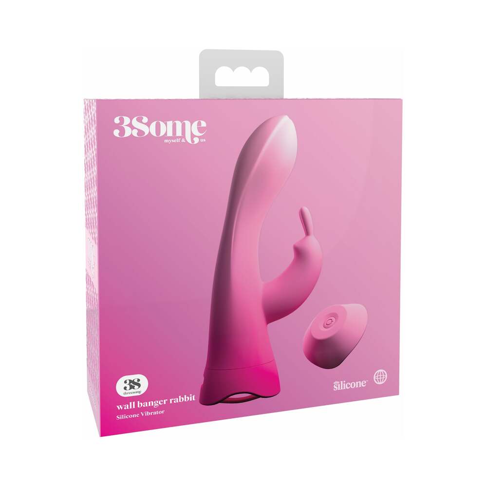 Threesome Wall Banger Rabbit Pink