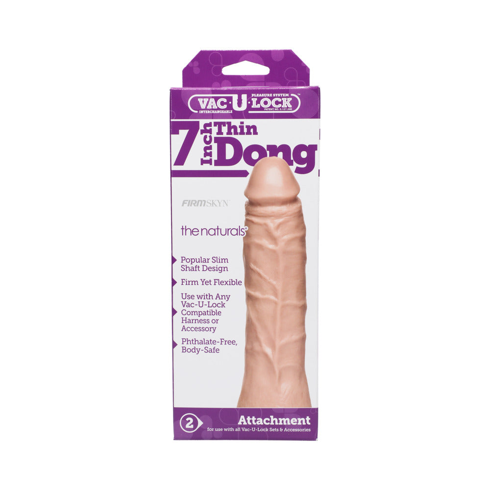 Bulk Vac-U-Lock 7In Thin Dong White