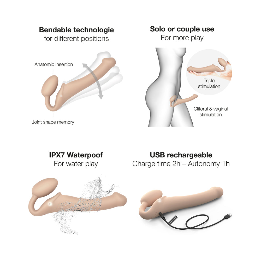 Strap-On-Me Vibrating Strap On Medium