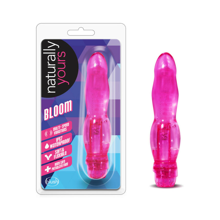 Naturally Yours Bloom Flexible Vibrator - Pink