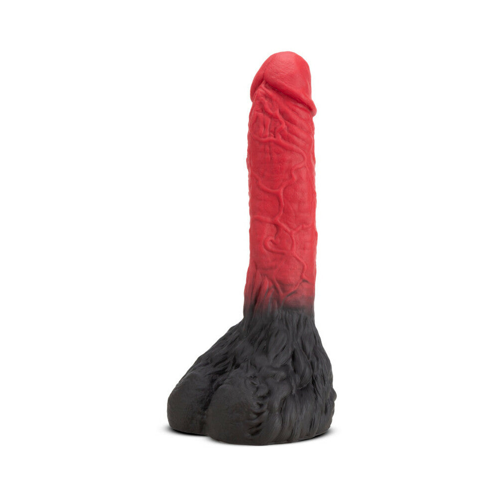 The Realm Lycan Lock-on Werewolf Dildo Red