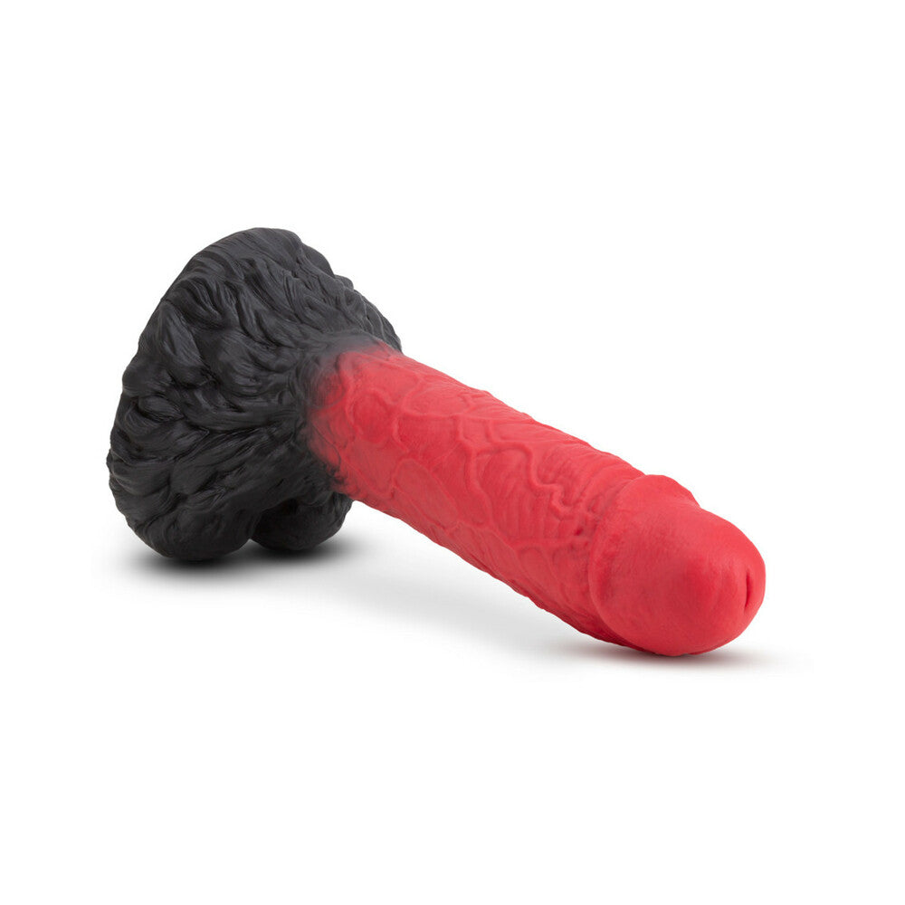 The Realm Lycan Lock-on Werewolf Dildo Red