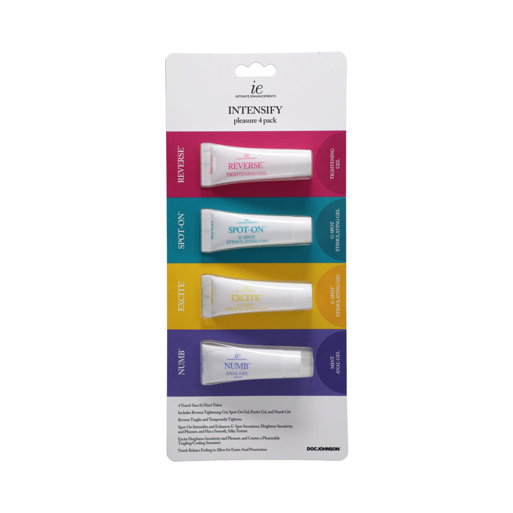 Doc Johnson Intensify Pleasure 4-Pack