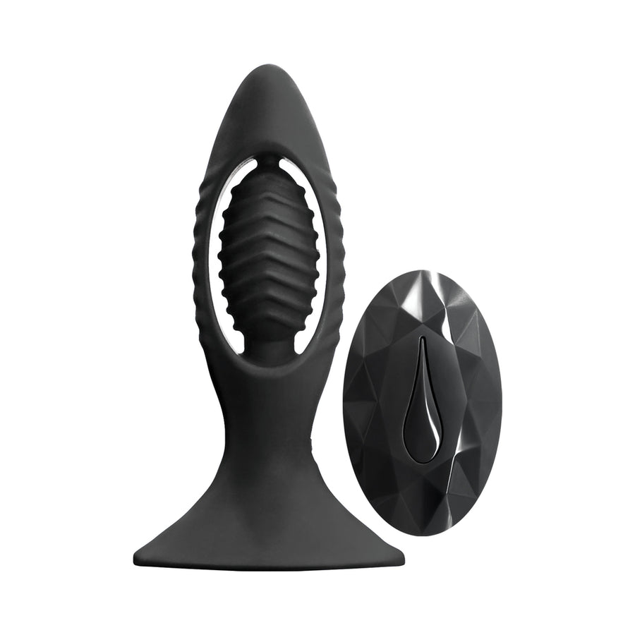 Renegade V2 Rechargeable Anal Plug With Remote - Black