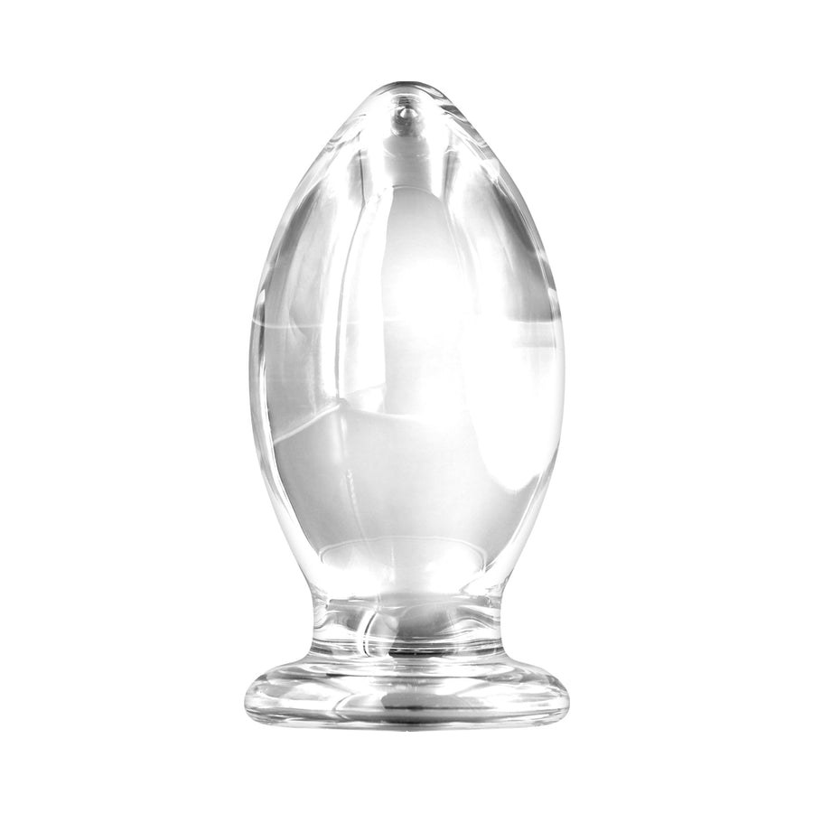 Renegade Glass Bishop Anal Plug - Clear