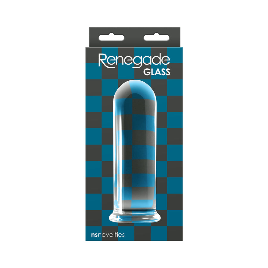 Renegade Glass Rook Anal Plug - Clear