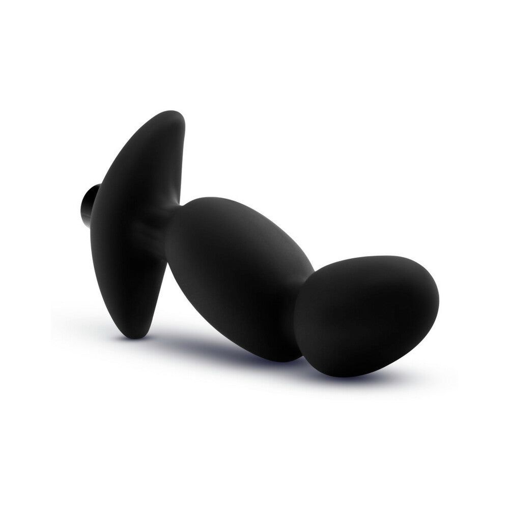 Anal Adventures Platinum Silicone Vibrating Prostate Massager 04 - Black