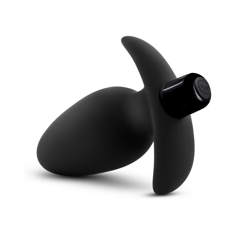 Anal Adventures Platinum Silicone Saddle Plug - Black