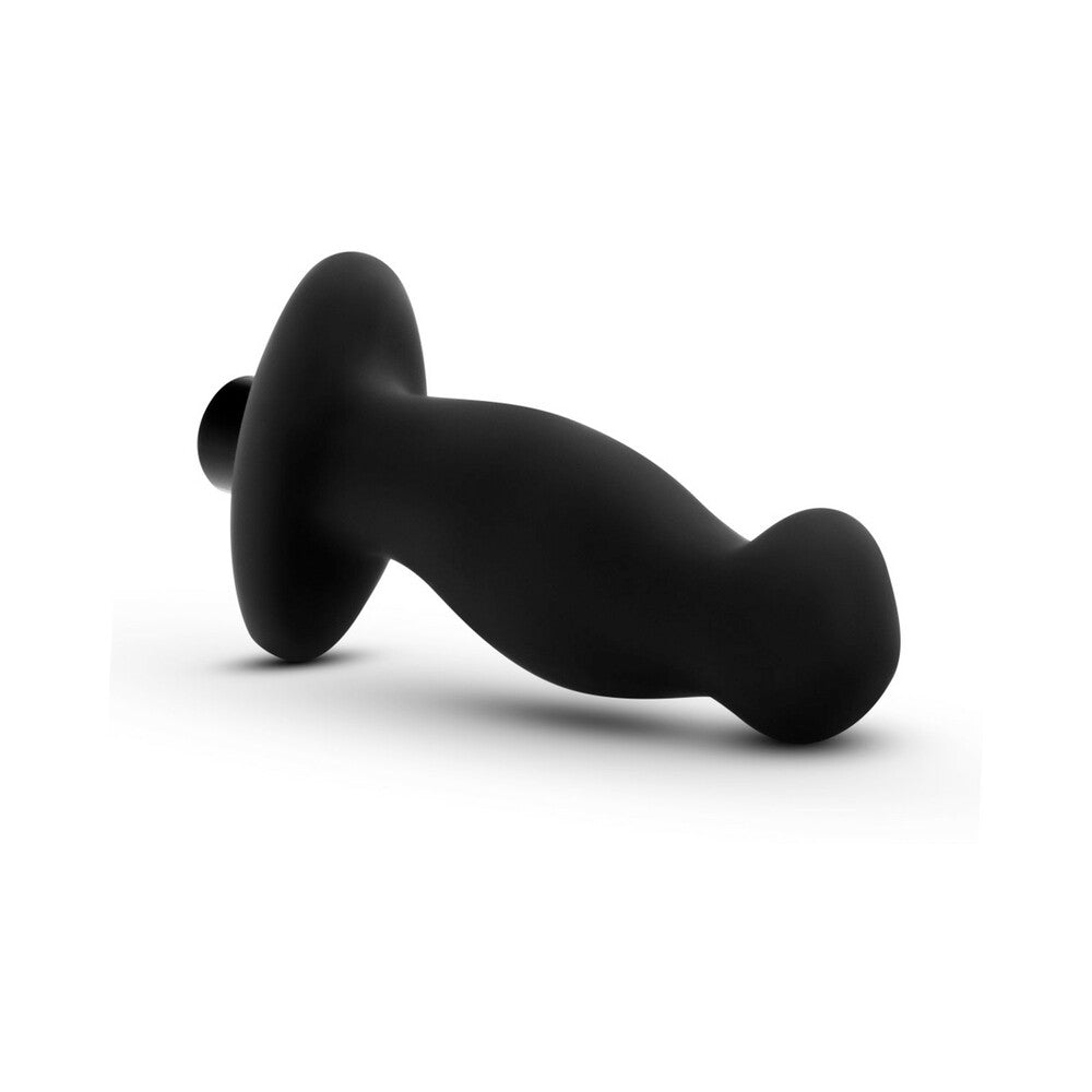 Anal Adventures Platinum Silicone Vibrating Prostate Massager 02 -Black