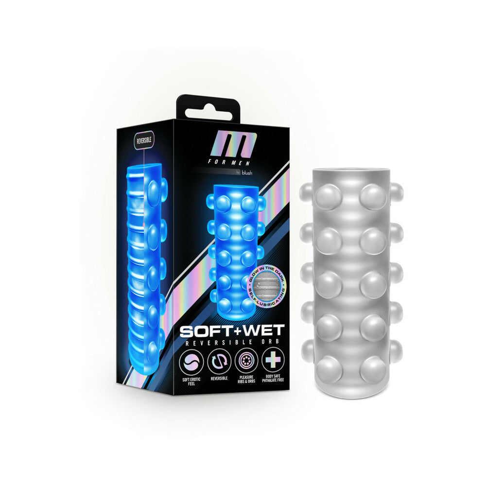 M For Men - Soft And Wet - Orb Reversible Stroker - Frosted