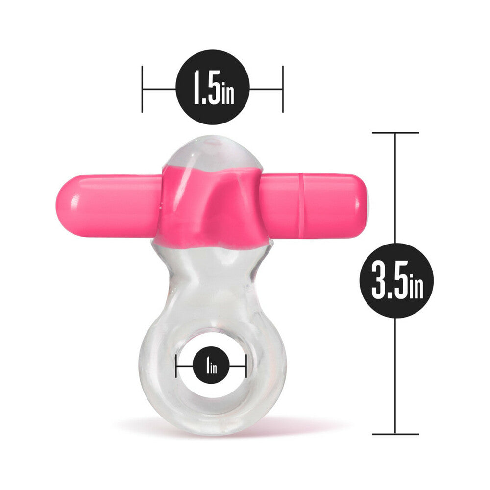 Blush Play With Me Delight Vibrating C Ring - Pink