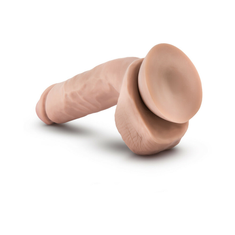 Dr. Skin Glide 8.5" Self-Lubricating Dildo With Balls