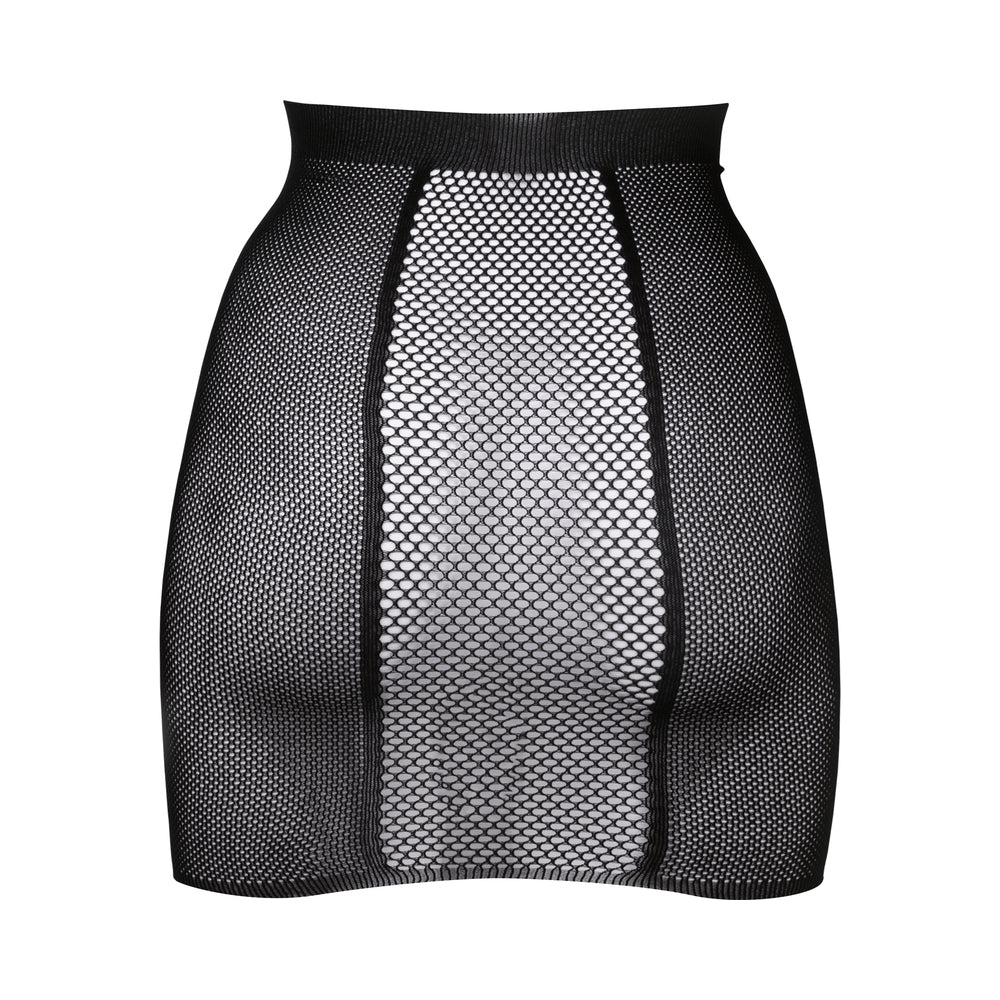Shots Le Desir High-Waist Fishnet Skirt