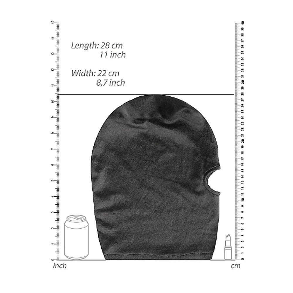 Ouch Velvet & Velcro Mask With Mouth Opening
