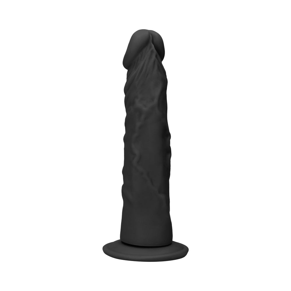 Real Rock Realistic Dildo - 7" - 17 Cm - Chocolate
