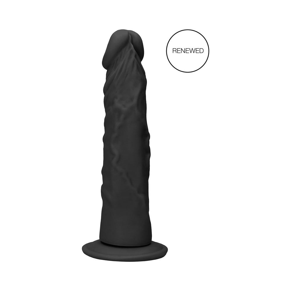 Real Rock Realistic Dildo - 7" - 17 Cm - Chocolate