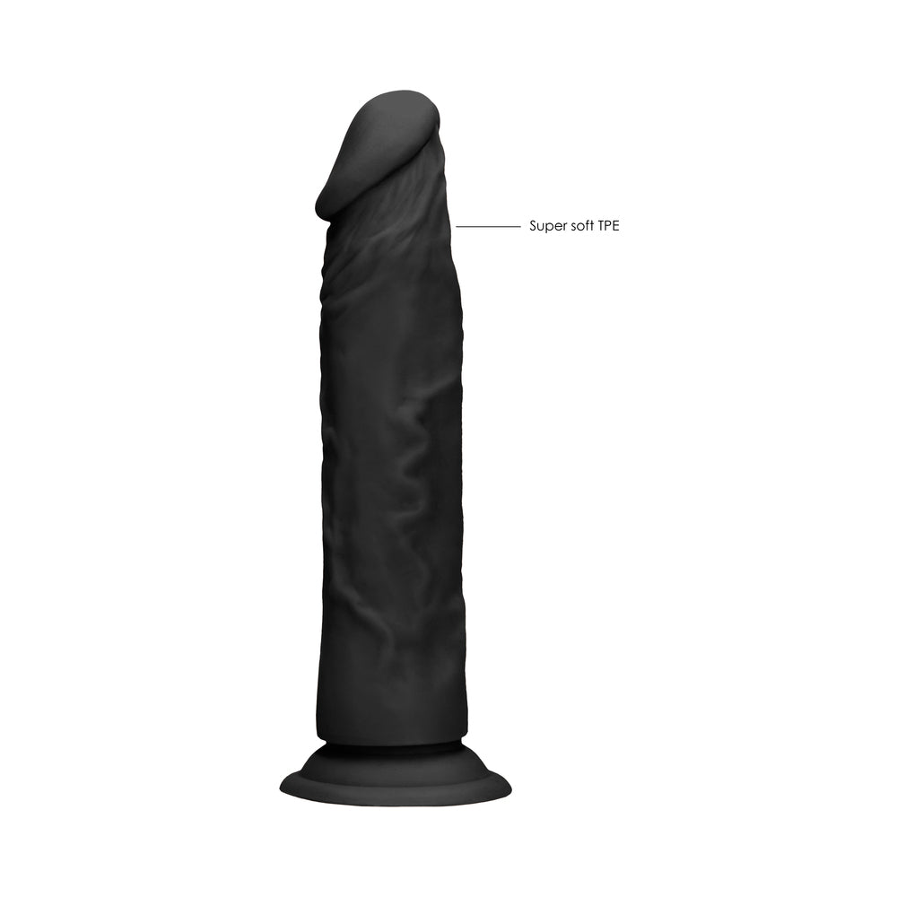 Real Rock Realistic Dildo - 7" - 17 Cm - Chocolate