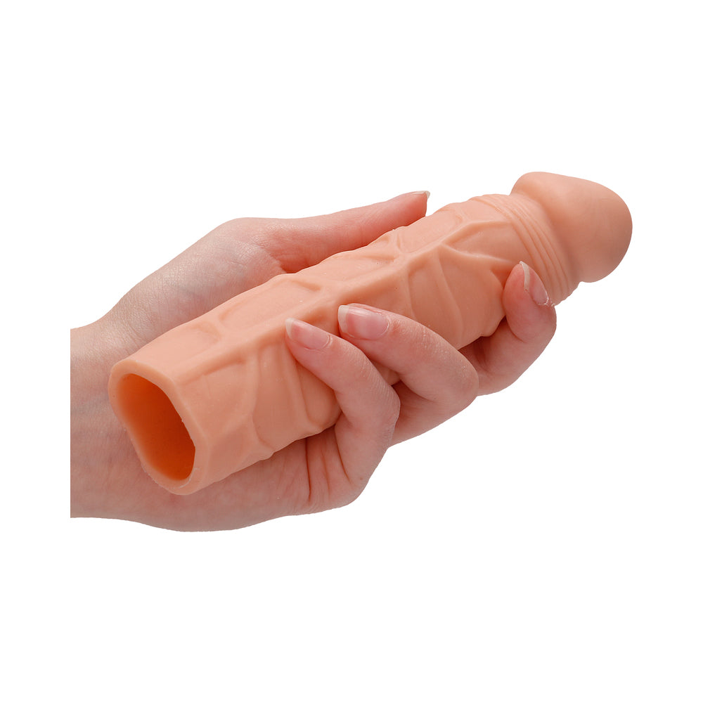Real Rock Penis Extender - 7" - 17.5 Cm - Vanilla