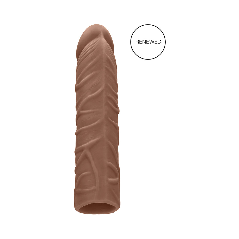 Real Rock Penis Extender - 7" - 17.5 Cm - Mocha