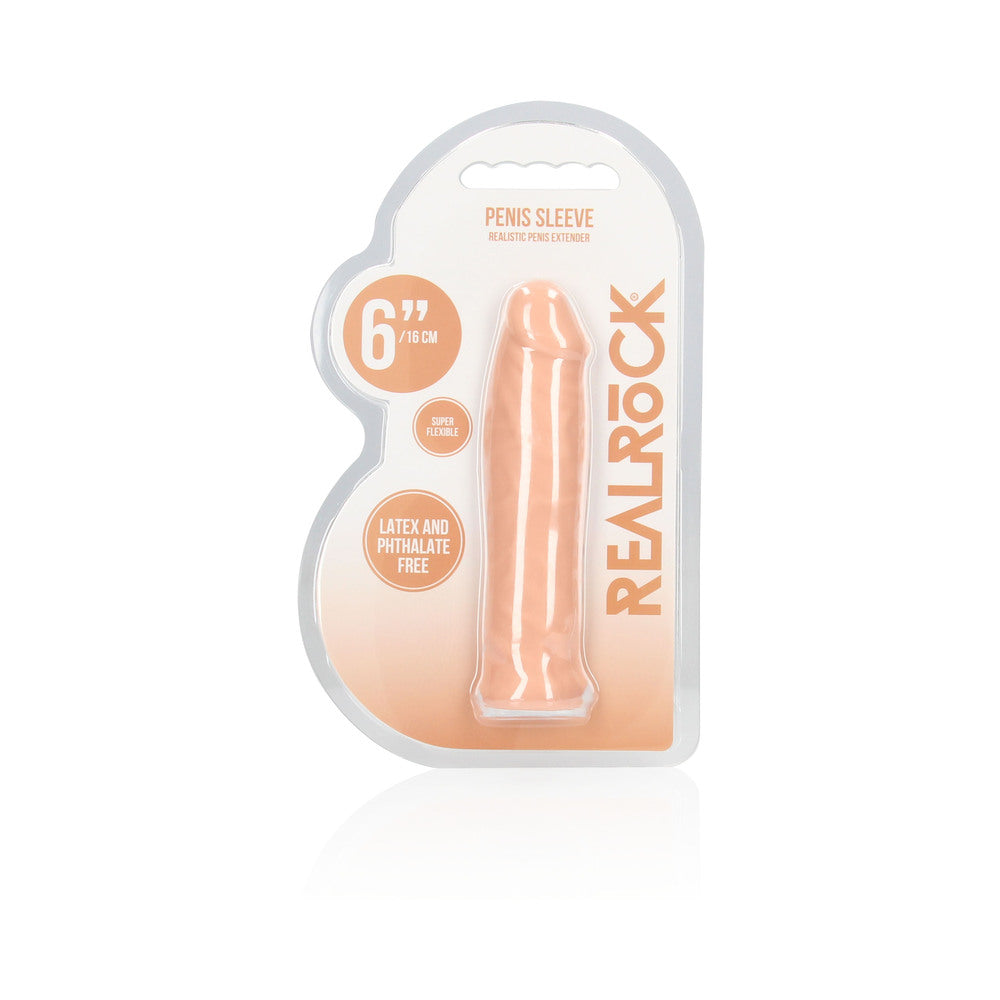 Real Rock Penis Extender - 7" - 17 Cm - Vanilla