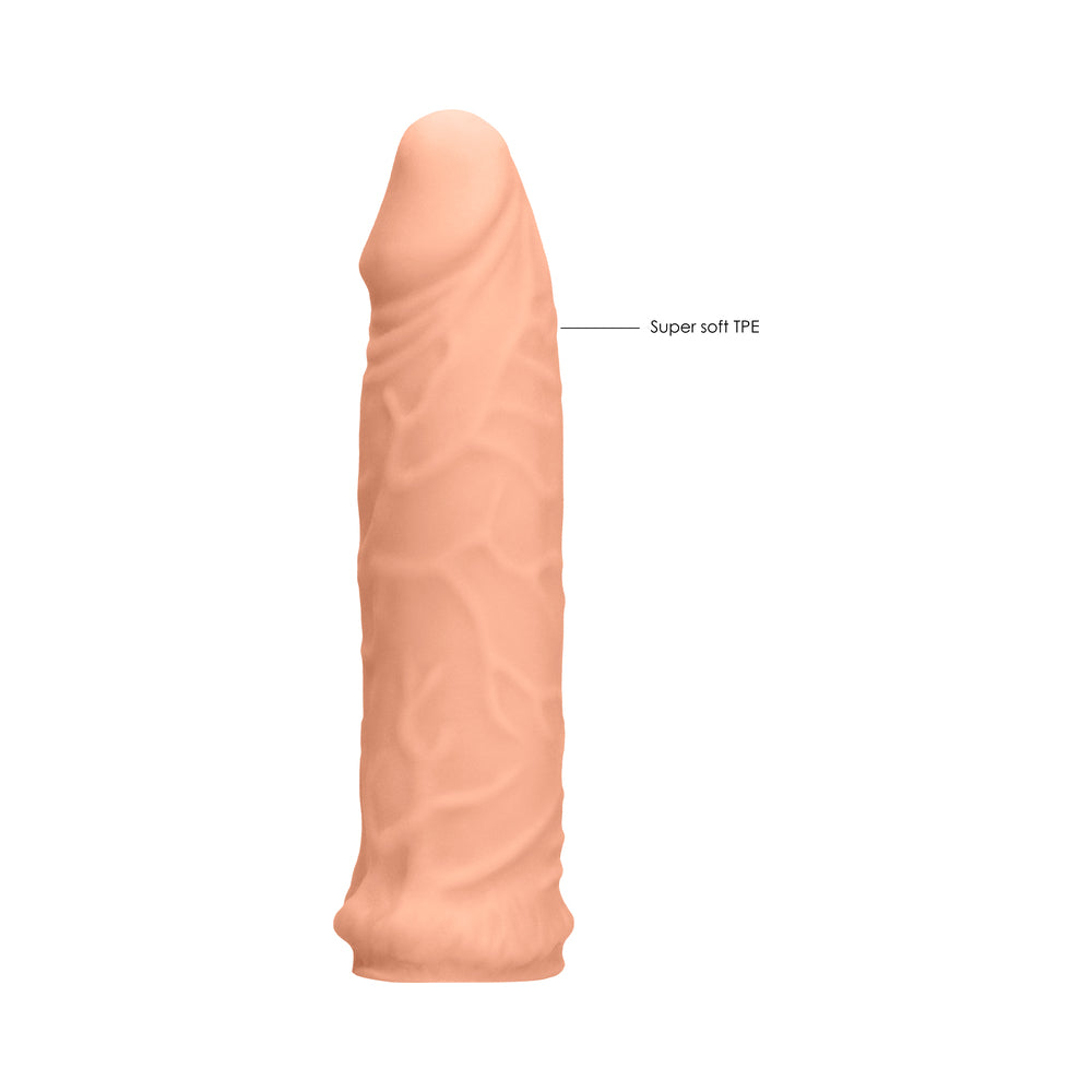 Real Rock Penis Extender - 7" - 17 Cm - Vanilla