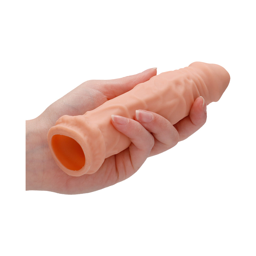 Real Rock Penis Extender - 7" - 17 Cm - Vanilla