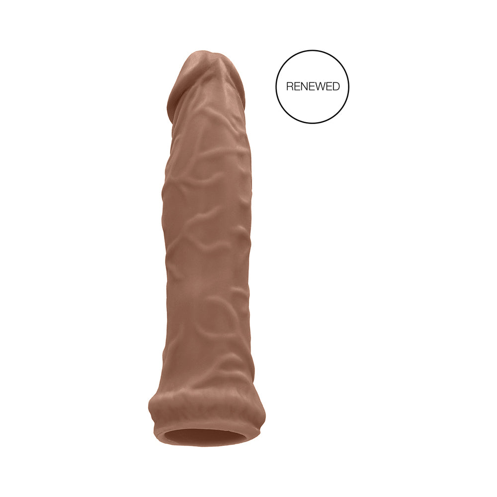 Real Rock Penis Extender - 7" - 17 Cm - Mocha