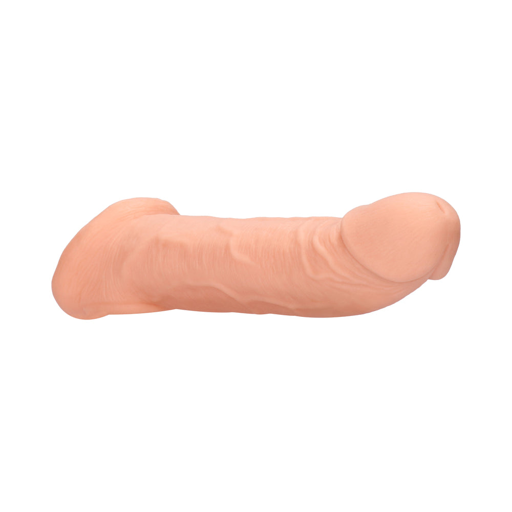 Real Rock Penis Extender With Rings - 9" - 22 Cm - Vanilla