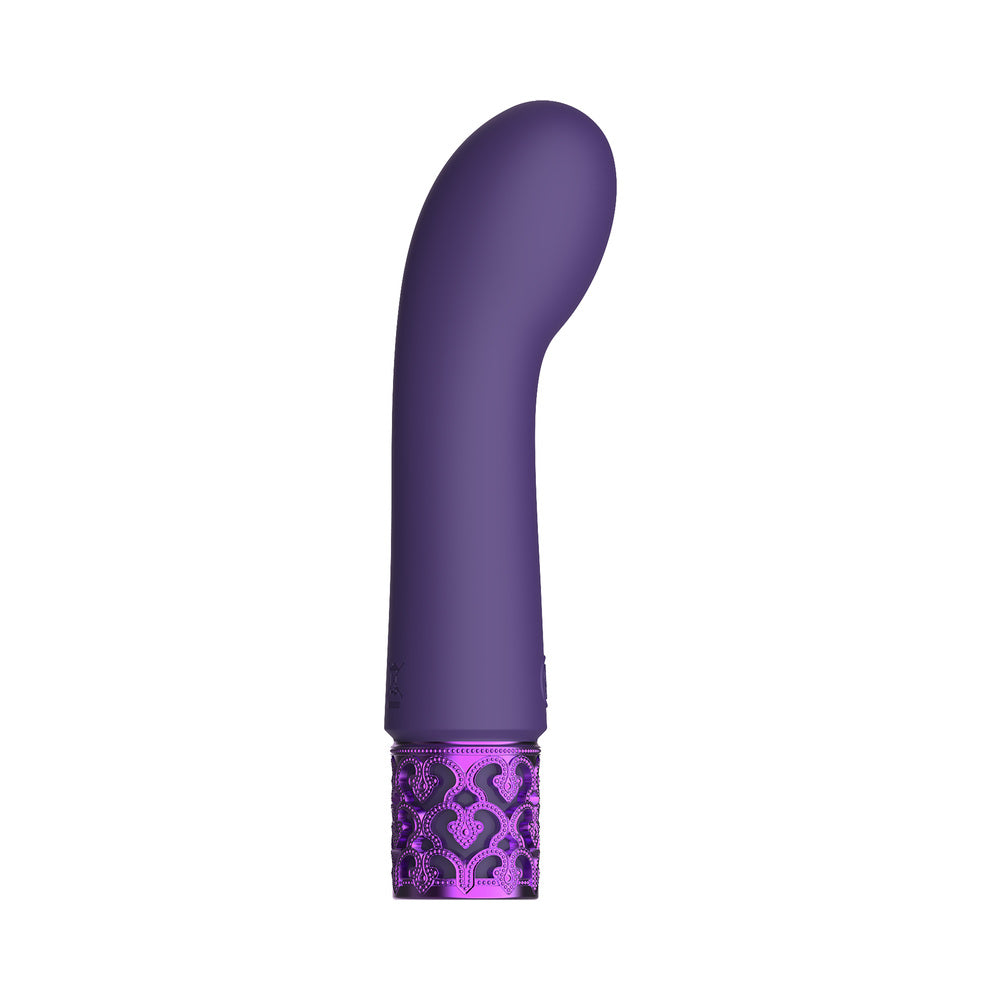 Royal Gems - Bijou - Silicone Rechargeable Bullet - Purple
