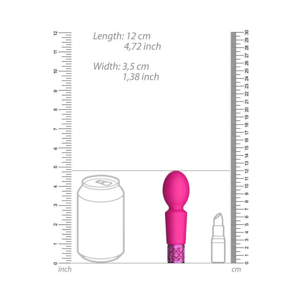 Royal Gems - Brilliant - Silicone Rechargeable Bullet - Pink