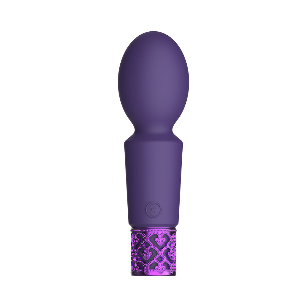 Royal Gems - Brilliant - Silicone Rechargeable Bullet - Purple