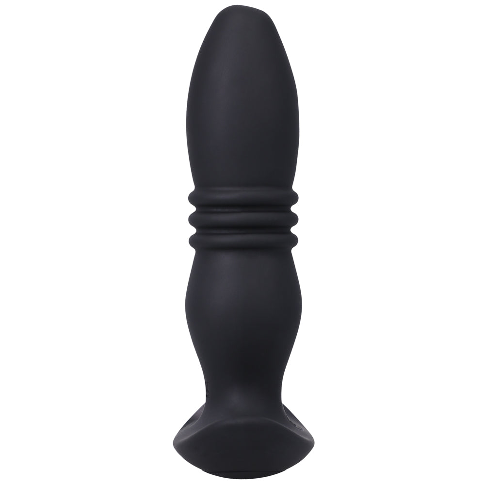 A Play Rise Rechargeable Silicone Anal Plug W/Remote - Black