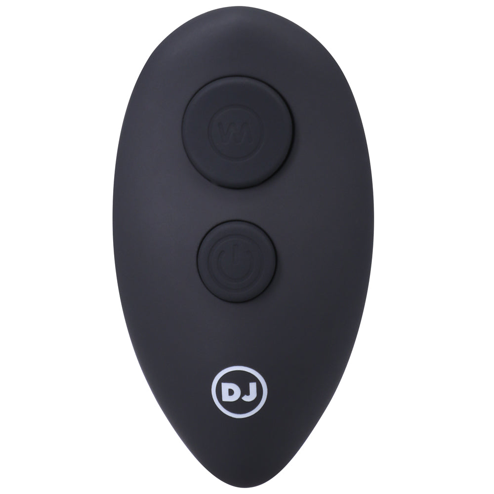 A Play Rise Rechargeable Silicone Anal Plug W/Remote - Black
