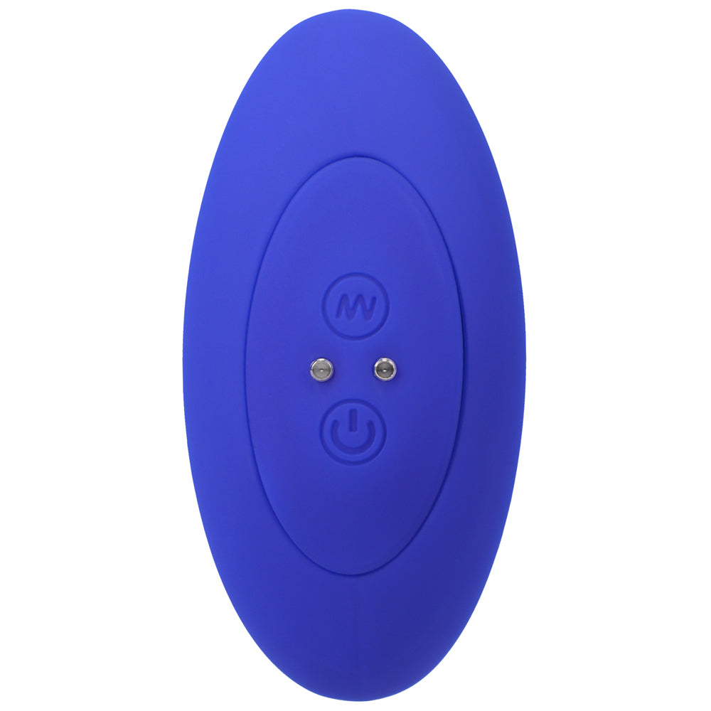 A Play Expander Rechargeable Silicone Anal Plug W/Remote - Royal Blue