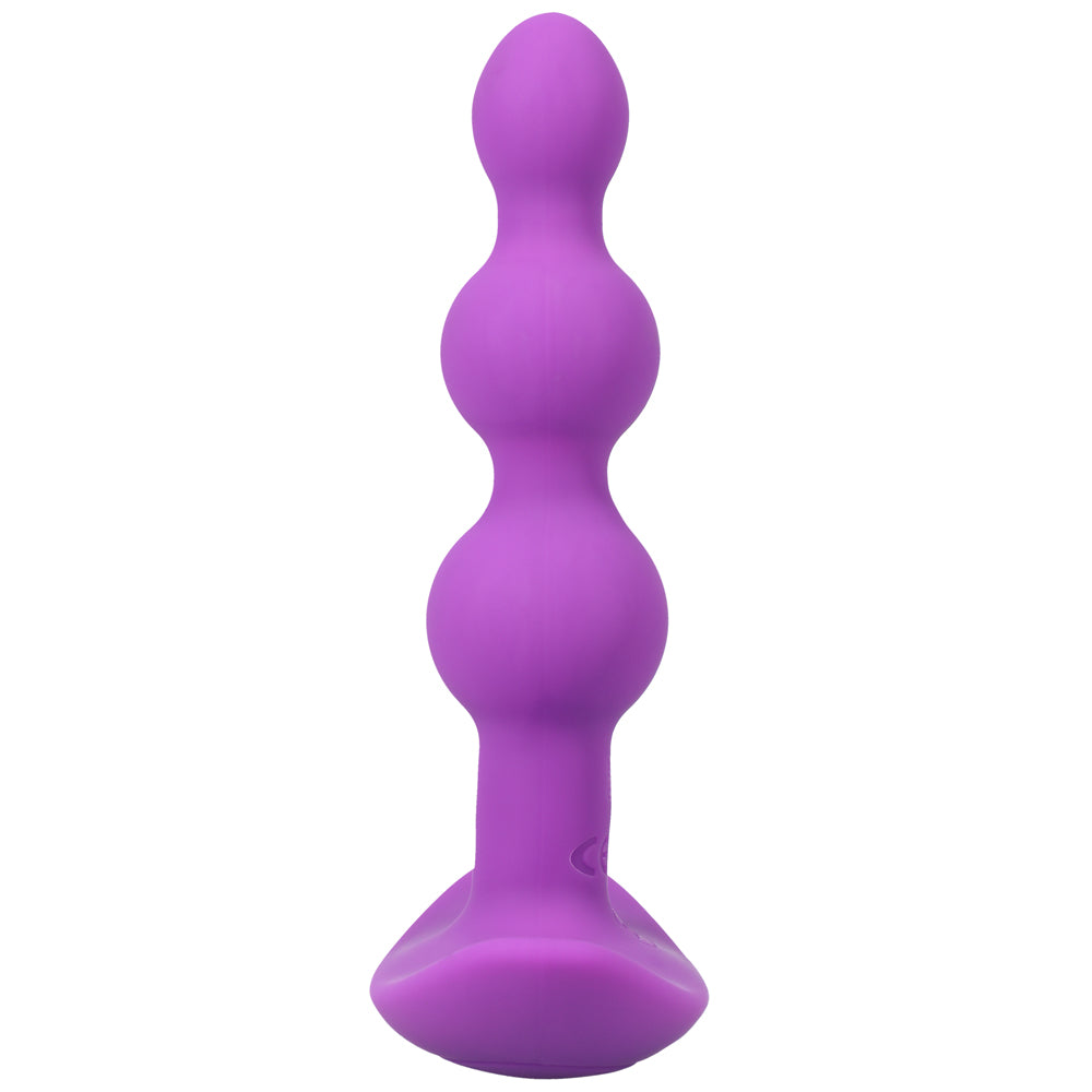 A Play Shaker Rechargeable Silicone Anal Plug w/Remote - Purple