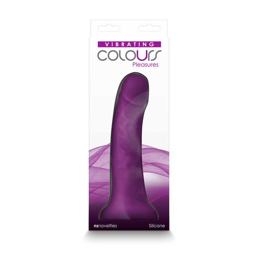 Colours Pleasures 7 In. Vibrating Dong Purple