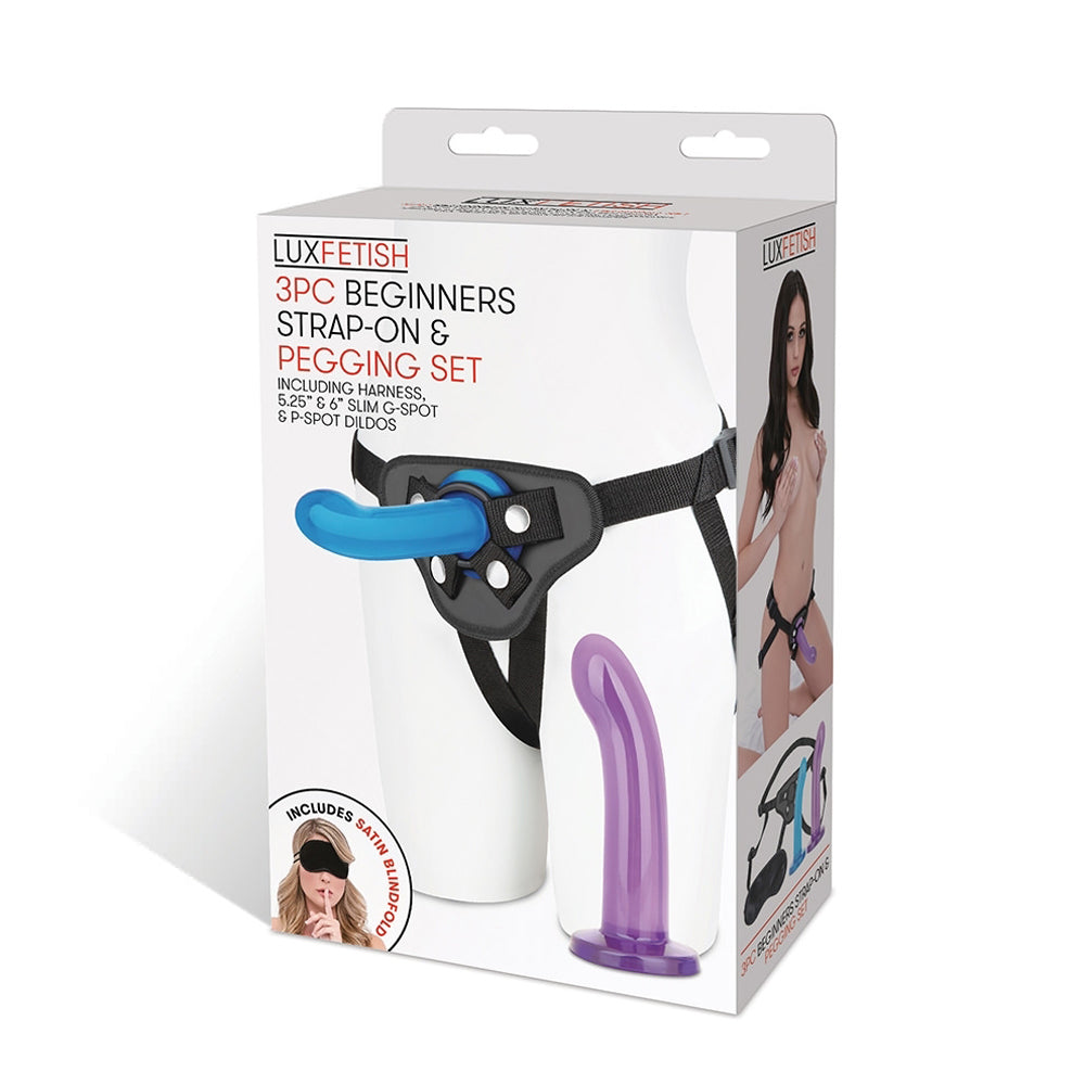 Lux Fetish Beginners Strap-On Pegging Set