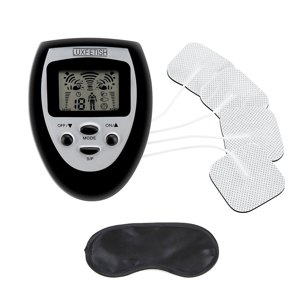 Lux Fetish Electro-Stim Kit With Stimulating Pads