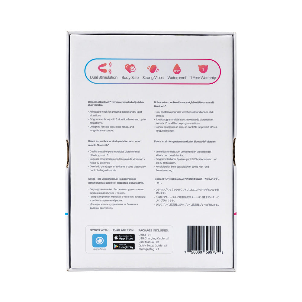 Lovense Quake Dual Stimulator Pink