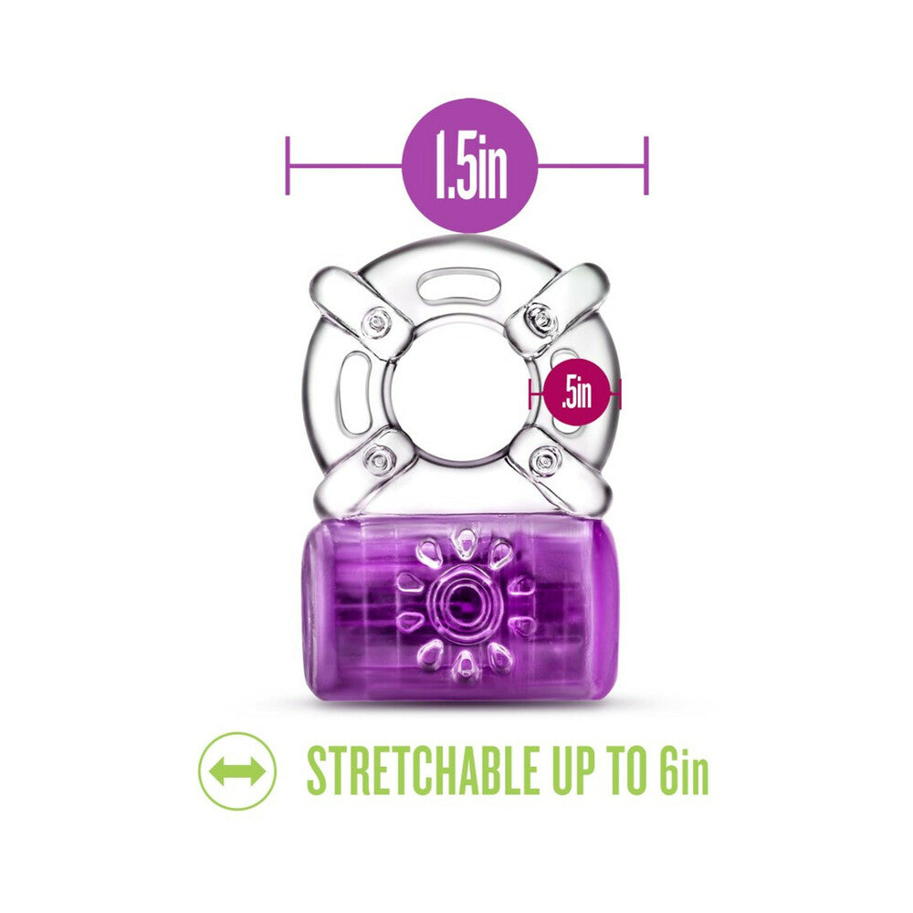 Play With Me - One Night Stand Vibrating C-Ring - Purple