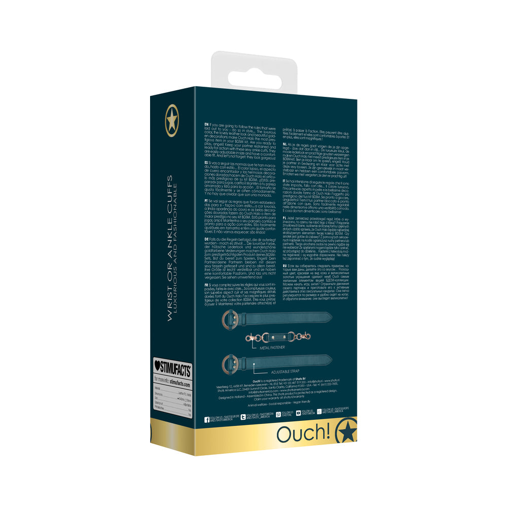 Ouch Halo Wrist & Ankle Cuffs Green