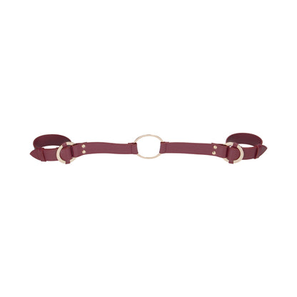 Ouch Halo Handcuff With Connector Burgundy