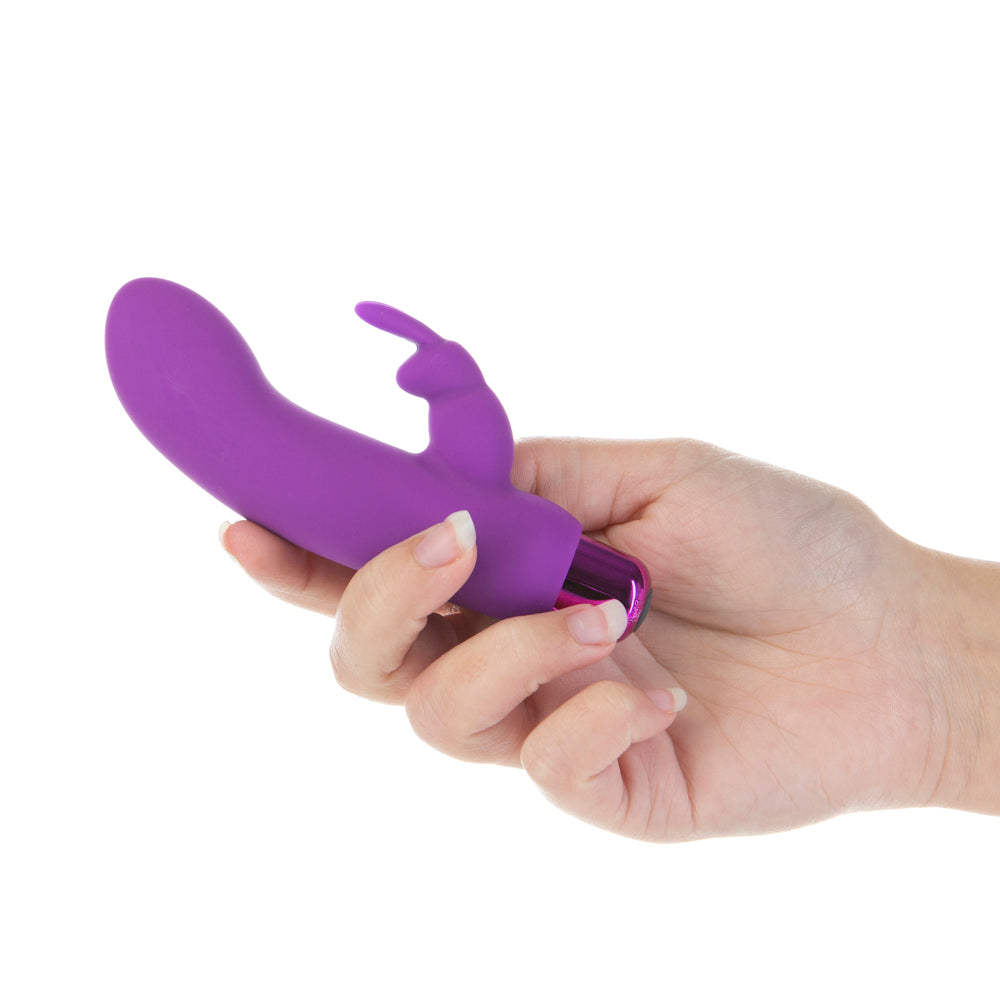 Alices Bunny Rechargeable Bullet With Removable Rabbit Sleeve Purple