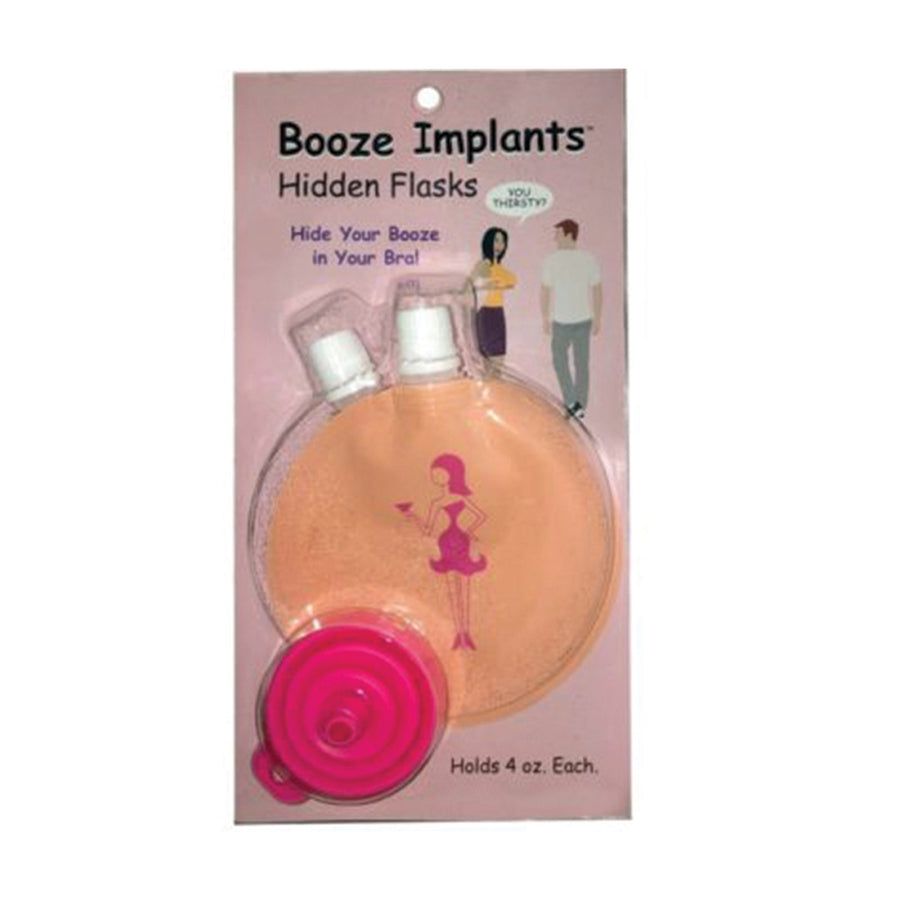 Booze Implants Hidden Flask - 4 oz Each